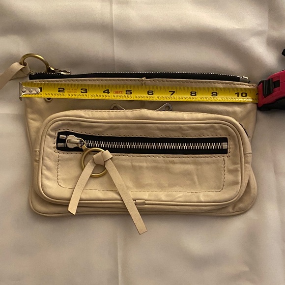 Chloe Leather Clutch with Zipper Detail - Picture 6 of 12